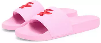 Tommy Hilfiger Th Script Pool Slides (FW0FW09286) rose petal