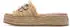 Tamaris Pantolette 27214 with Wedge Heel & Rhinestones, Leather Insole beige
