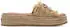 Tamaris Pantolette 27214 with Wedge Heel & Rhinestones, Leather Insole beige