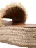 Tamaris Pantolette 27214 with Wedge Heel & Rhinestones, Leather Insole beige