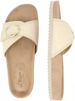 s.Oliver Sandals with Decorative Detail elfenbein