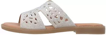 Remonte Dorndorf Sandal Summer Shoe with Glitter Stones and Feel Soft Equipment hellbeige