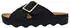 Rohde Alassio 6220 Nubuck Leather Mule with Platform Sole schwarz