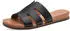 Jana Shoes Mule Flat Vegan schwarz