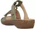 Rieker Sandal with Perforation grün