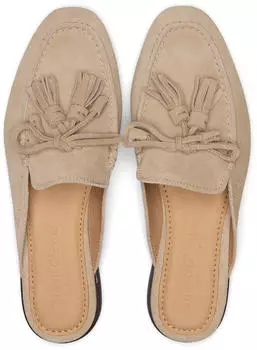 Marc O'Polo Sabot with Bow and Tassels (72230816) dusty sand