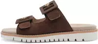 ara 12-28132 11 KENT-SPORT-S Damen Pantoletten mocca - bequeme Echtleder Velour
