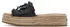Tamaris Pantolette 27214 with Wedge Heel & Rhinestones, Leather Insole schwarz