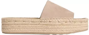 Calvin Klein FLATF ESPA MULE NUB MG Mule with Platform beige