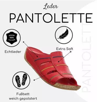 Gemini Pantolette (032084-02) rot
