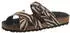 VERBENAS ROCIO Sandal with Ruffles beige/camel
