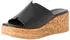 Tamaris Wedge Mule black leather