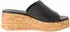 Tamaris Wedge Mule black leather