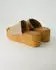 Tamaris Wedge Mule brown strcture