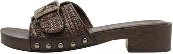 Tamaris Footbed Mule with Funnel Heel mocca