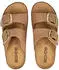 Rohde Alassio 6220 Nubuck Leather Mule with Platform Sole braun