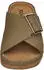 Rohde Alassio 6220 Nubuck Leather Mule with Platform Sole grün
