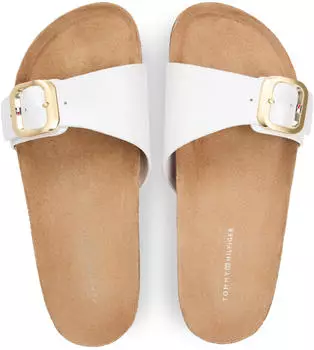 Tommy Hilfiger TH Classic Cork Sandal Pearl LTH ecru/wei&szlig;