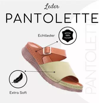 Gemini Gemini Damen Pantolette gr&uuml;n