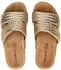 Lazamani MILLE VELCRO LA75911 Leather/Textile Mule gold