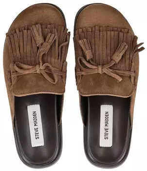 Steve Madden Textil Pantoletten taupe