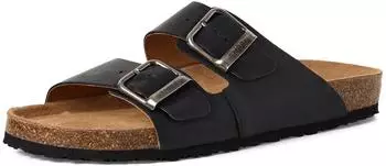 Tamaris Mule House Shoe with Logo Lettering schwarz