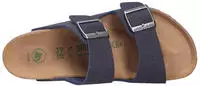Birkenstock - Arizona Vegan Birko-Flor Sandalen Herren desert dust indigo blue...