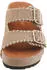 VERBENAS Elena Serraje Pasado Pantolette mit zwei verstellbaren Schnallen beige