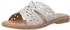 Remonte Dorndorf Pantolette Sommerschuh mit Glitzersteine und Feel Soft-Ausstattung hellbeige