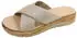 Jana Shoes Softline Leather Wedge/Plat Mule (8-27701) gold