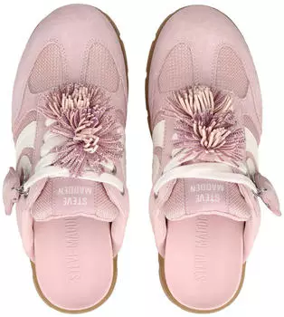 Steve Madden Leather Mule Sandals pink