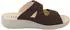 Longo Women's Mule Nubuck Leather braun choco