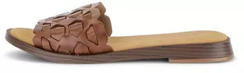 Gabor Comfort Mules Smooth Leather braun