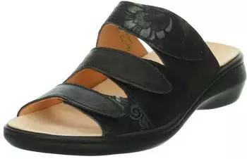 Think Camilla Chrome-Free Tanned Leather Sandal (3-001241) schwarz kombi