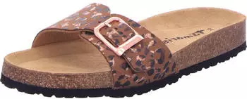 Tamaris CORRA Pantolette cognac leopard