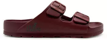 thies Vegan Bath Sandals Ecofoam House Shoe bordeaux