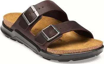 Birkenstock Arizona Crosstown Oiled Leather Sandal braun