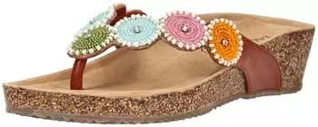 Lazamani Toe Strap Leather/Textile Toe Separator multi