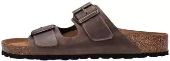 Salamander Basic Pantolettes with Leather Footbed and Cowhide Cork Core dunkelbraun
