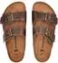 Salamander Basic Pantolettes with Leather Footbed and Cowhide Cork Core dunkelbraun