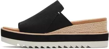 TOMS Shoes 10019736 Sandals black heavy canvas