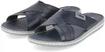 Rieker Pantolette Comfort dunkelblau
