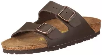 Birkenstock Arizona Naturleder (normal) dark brown