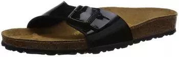 Birkenstock Madrid Birko-Flor Lack (schmal) schwarz