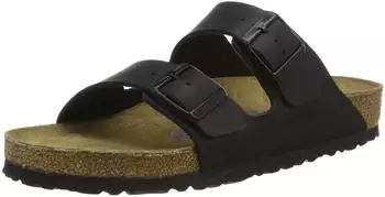 Birkenstock Arizona Birko-Flor schwarz Weichbettung