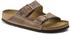 (Normal) tabacco brown: Birkenstock Arizona Weichbettung Fettleder Nubuk