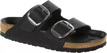 Birkenstock Arizona Big Buckle Nubuk geölt schwarz (schmal)