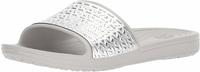 Crocs Sloane Graphic Etched Slide pearl white/silver