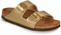 Birkenstock Pantoletten "Arizona" in Gold, Gr&ouml;&szlig;e 36, Damen