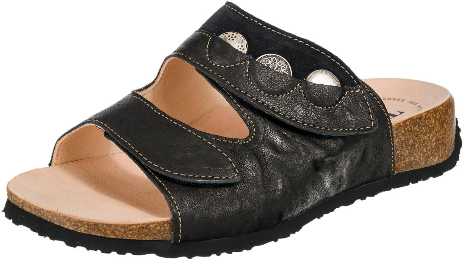 Footwear Think Mizzi Sandals Think! Leather Cut Out T Strap